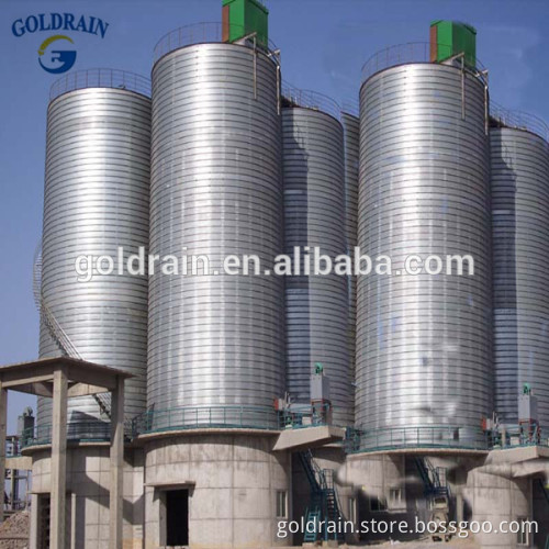 Bolted small galvanized agricultural silo grain silo